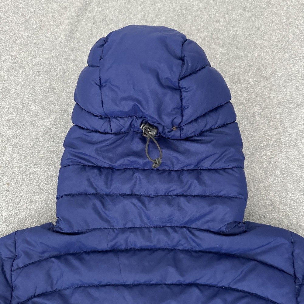 Patagonia Down Sweater Hoodie Jacket Womens Small Blue Hooded Quilted Puffer - Picture 7 of 9